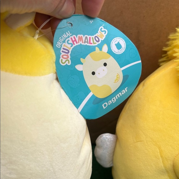 Cute Yellow and White Cow Plush Toy - Picture 4 of 5